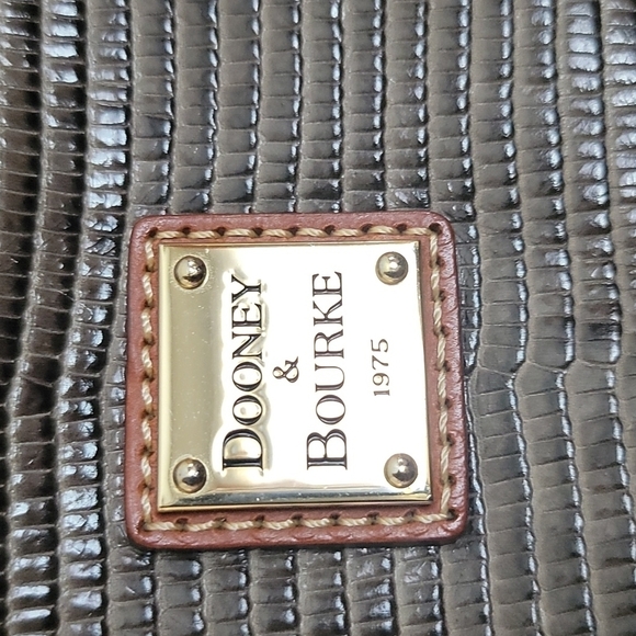 Dooney & Bourke Tallulah Snake Embossed Leather Bag - Picture 4 of 13